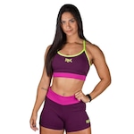 Top Everlast Ever Cross Alça Fina - Feminino ROXO