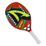 Raquete de Beach Tennis Shark Tornado - Adulto AMARELO/VERMELHO