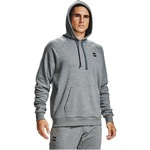 Blusão de Moletom com Capuz Under Armour Rival Fleece Hoodie  - Masculino CINZA