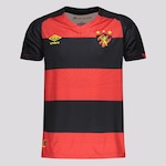 Camisa Umbro Sport Recife I 2022 - Infantil PRETO