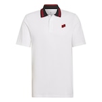 Camisa Polo adidas CR Flamengo - Masculina BRANCO/VERMELHO