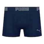 Cueca Boxer Puma Sem Costura - Masculina AZUL ESC/BRANCO