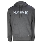 Blusa de Moletom Hurley Masculina Fechada com Capuz O&O Solid CHUMBO