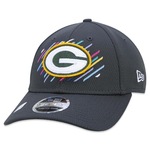 Boné Aba Curva New Era Green Bay Packers 940 Crucial Outubro - Snapback - Adulto CINZA ESCURO