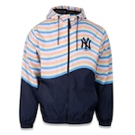 Jaqueta Corta Vento New Era com Capuz New York Yankees Retro Colored - Masculina PRETO