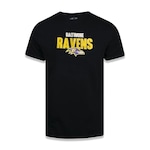 Camiseta New Era Baltimore Ravens Bold - Masculina PRETO