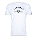 Camiseta New Era NFL Las Vegas Raiders Core College - Feminina Off White