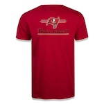 Camiseta New Era NFL Tampa Bay Buccaneers Core Compose - Masculina VERMELHO