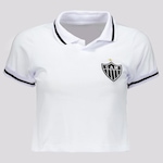 Blusa Cropped Atlético Mineiro Futfanatics Retrô - Feminina BRANCO