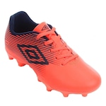 Chuteira de Campo Umbro F5 Light Jr - Infantil ROSA/AZUL ESC