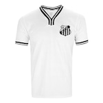 Camiseta Retrômania Santos Vintage - Masculina BRANCO