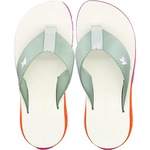 Chinelo Kenner Rakka U1 - Adulto BRANCO/LARANJA