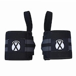 Munhequeira Elástica X-Cross XC014 Wrist Wrap - 7,5cm x 35cm PRETO