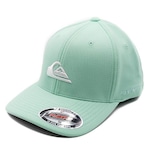 Boné Aba Curva Quiksilver Emb Solid White - Fechado - Adulto VERDE