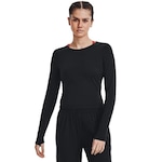 Camiseta Under Armour HydraFuse LS Layer - Feminina PRETO