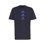 Camiseta adidas Designed To Move - Masculina AZUL