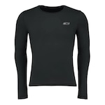 Camiseta Manga Longa 2 Pele Sol Sports Comfort Frio - Masculino PRETO