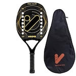 Raquete de Beach Tennis Vammo Pro Club 3K PRETO