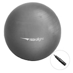 Bola de Pilates Gym Ball Hidrolight +Inflador - 75cm CINZA