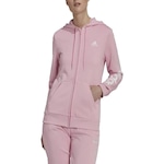 Jaqueta de Moletom com Capuz adidas Essential Logo - Feminina ROSA