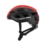 Capacete de Ciclismo Vultro Raptor - Adulto PRETO/VERMELHO