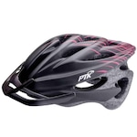 Capacete para Ciclismo PTK Runner com Regulagem - Adulto PRETO