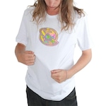 Camiseta Lost 3D Saturno - Masculina BRANCO