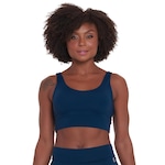 Top Sandy Fitness Slim Snd Fitness - Feminino AZUL ESCURO