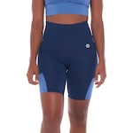 Bermuda Press Sky Snd Fitness - Feminina AZUL ESCURO