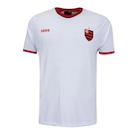 Camiseta do Flamengo Braziline Master - Infantil BRANCO/VERMELHO