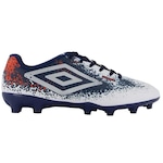 Chuteira Campo Umbro Cosmic - Adulto BRANCO/LARANJA