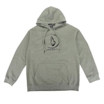 Blusão de Moletom com Capuz Volcom Canguru Logo - Masculino VERDE