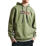 Blusão de Moletom com Capuz Volcom Canguru Stone Split - Masculino VERDE