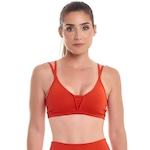 Top Sandy Fitness Up Red Snd Fitness - Feminino VERMELHO