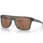 Óculos de Sol Oakley Leffingwell Matte Grey Smoke - Unissex CINZA ESCURO