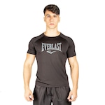 Camiseta Rash Guard Everlast Manga Curta - Masculina PRETO