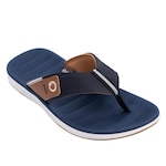 Chinelo Grendene Cartago Málaga Dedo - Masculino AZUL ESC/MARROM