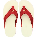 Chinelo Kenner NK6 - Masculino VERMELHO/BRANCO