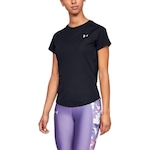 Camiseta Under Armour Speed Stride - Feminina PRETO