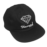 Boné Aba Curva Diamond OG Sign Unstructured - Snapback - Adulto PRETO