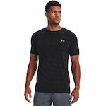 Camiseta Under Armour Seamless Radial - Masculina PRETO