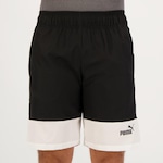 Bermuda Puma Power Colorblock Woven 9 - Masculina PRETO