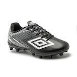 Chuteira de Campo Umbro Speed V - Infantil PRETO/CINZA ESC