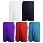 Kit de Bermudas Penalty X com 5 Unidades - Masculina Azul/Roxo