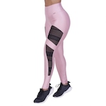 Calça Legging Orbis Fitness Recortes Modeladora Compressão Detalhes em Tela - Feminina ROSA