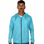 Jaqueta Corta Vento com Capuz WSS Light Caminhada - Masculina AZUL CLARO