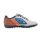 Chuteira Society Umbro Illusion - Adulto BRANCO/AZUL