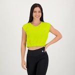 Blusa Cropped Area Marielle - Feminina AMARELO