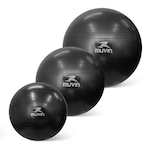 Kit de Treinamento: Bolas de Pilates Muvin 55cm + 65cm + 75cm PRETO