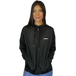 Jaqueta Corta Vento com Capuz WSS Light Jogador - Feminina PRETO